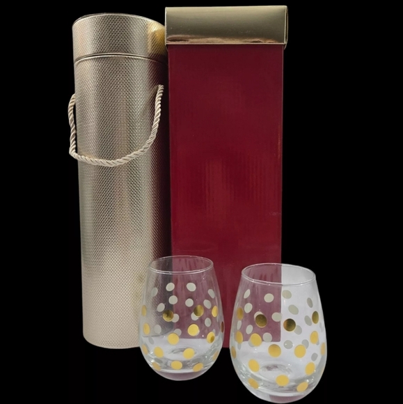 Wine Holder And Glass Gift Set - Picture 1 of 8